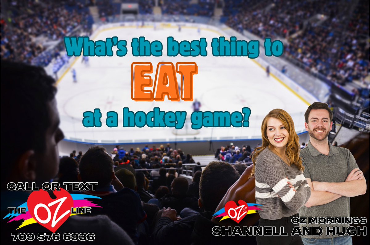 The Newfoundland Regiment play their first game tonight, so obviously we're talking food.
-OZ Mornings
