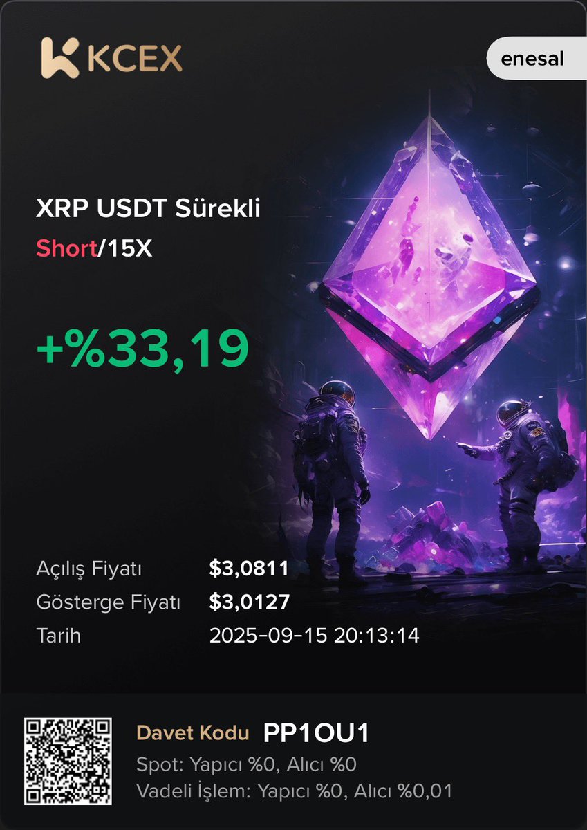 KCEX "Benzer K-Line" yayında!
BTC/ETH için 1s, 4s, 8s, 1g grafik desteği. Geçmişi karşılaştır, trendi yakala.
PP1OU1 koduyla kaydol, düşük komisyon ve bonus kazan!
kcex.com/register?invit…