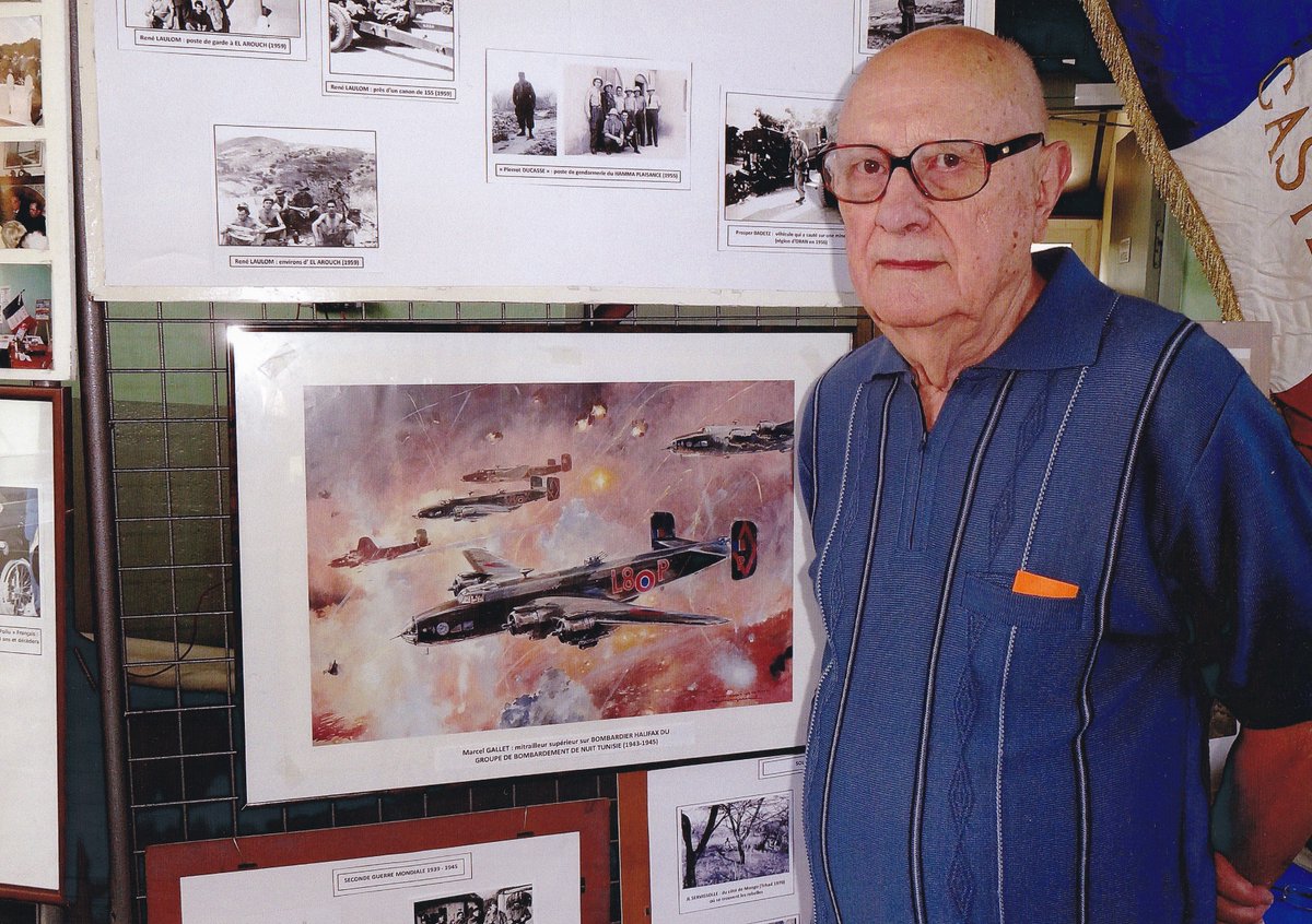 L_ThinkTank's tweet photo. [ 🇫🇷 FRANCE ]

⚫️ 🕊️ Le sergent-chef 🇫🇷  Marcel Gallet (1925-2025), héros des Groupes Lourds, s’est éteint à l’âge de 100 ans. Avec 33 missions de bombardement durant la Seconde Guerre mondiale, il incarnait courage et résilience. /Via @Armee_de_lair https://t.co/AnSg7Xxy0S