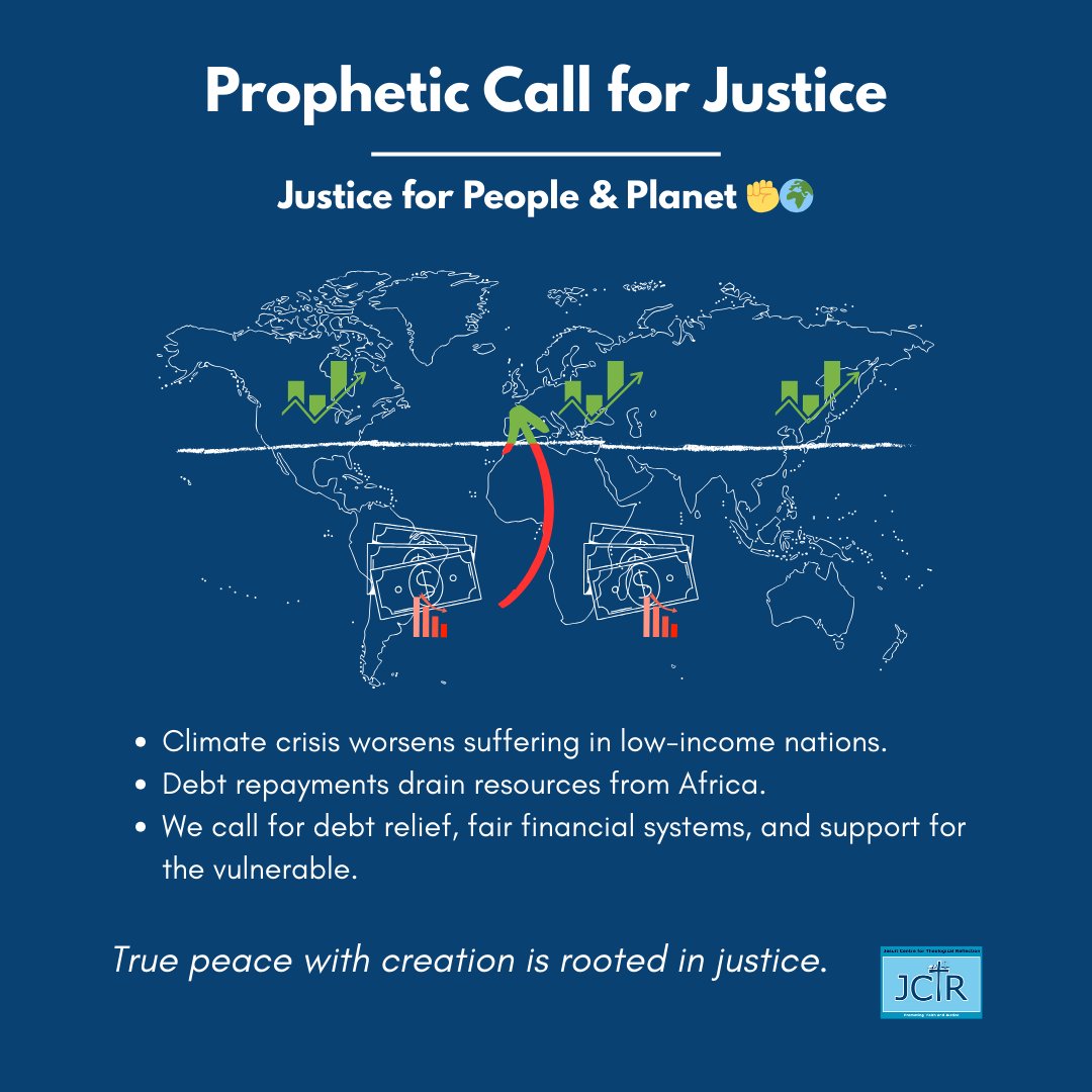JctrOrg's tweet image. 🌱 Fr. Daniel Mwamba Mutale, S.J., PhD calls us to bold action this #SeasonOfCreation.

10 years since Laudato Si’ + the Paris Agreement, the theme “Peace with Creation” urges prayer, justice &amp;amp; ecological action. ✊

🔗 Read more via JCAM News: jctr.org.zm/en/season-of-c…