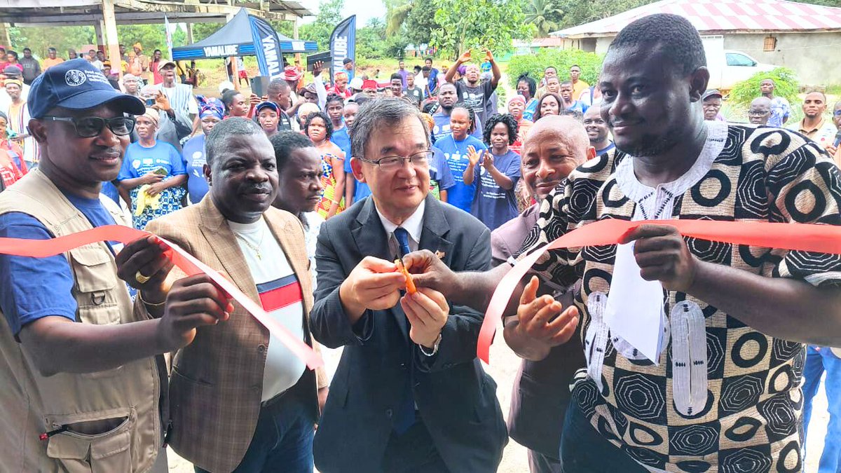 FAO &amp; NaFAA launched a new Fish Processing Facility #FTT funded by Japan. A big step for safer, healthier fish processing &amp; stronger #foodsecurity.
#4Betters #FAO80 #UNDP #GovernmentofJapan #FTT
