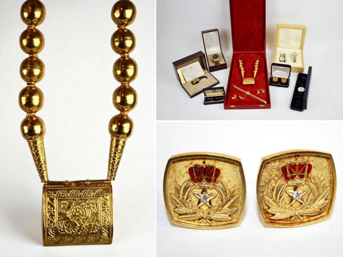 Royal treasures take flight at Hansons Kent saleroom!

A pair of gold cufflinks gifted by Queen Elizabeth II to RAF pilot Squadron Leader Denis Lowery — who flew the Duke of Windsor’s body back to the UK — sold for £1,700, more than four times the estimate.

Part of a glittering