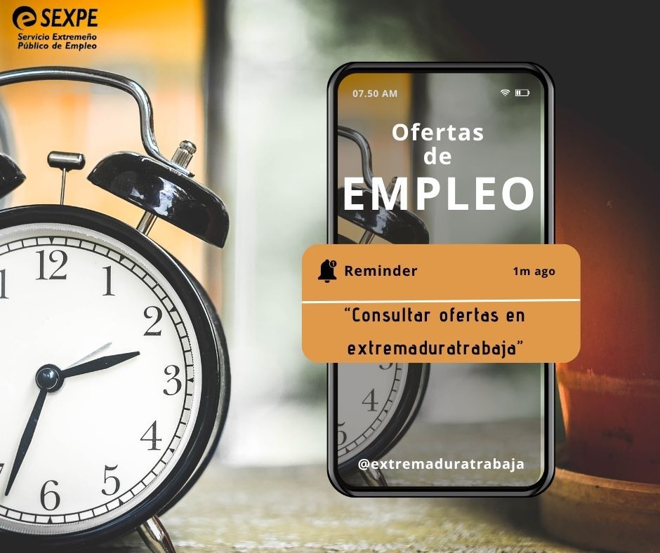 🔊 Oferta de #empleo: técnico/a de empleo con apoyo.
📍 En Montijo y Fuente del Maestre.
🔎 Detalles: buff.ly/vTgpijX
#trabajo #SEXPE #Extremadura