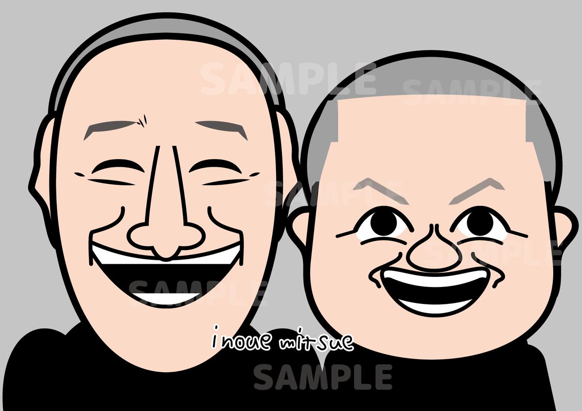 🌋世界のイノウエ🌋似顔絵師 (@inouemitsue1): 