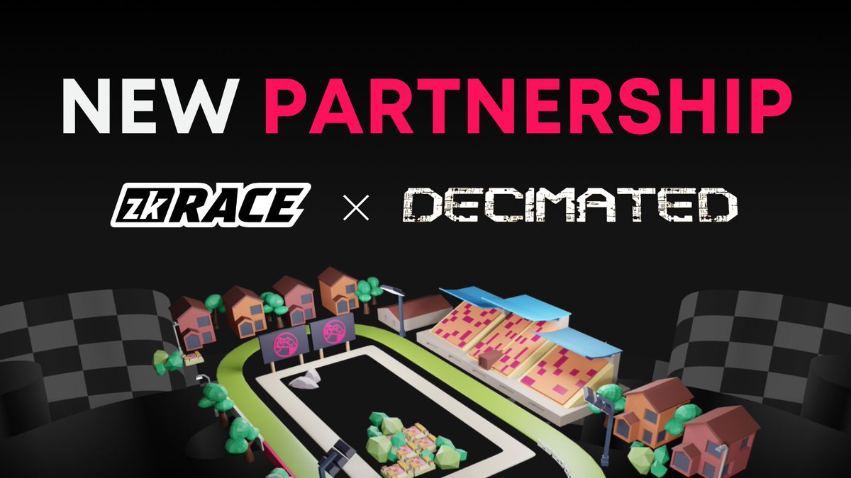 zk_Race's tweet photo. #zkRace 🤝 @decimated_game

We��re teaming up with Decimated, the third-person online survival game set in a hostile, sci-fi wasteland, powered by $DIO.

Together, we’re bridging ecosystems to unlock deeper gameplay, stronger communities, and immersive Web3 experiences.

Stay tuned for joint events and giveaways. 🔥