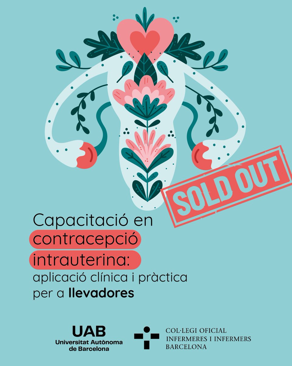La microcredencial "Capacitació en Contracepció Intrauterina", impulsada pel #COIB i impartida per la <a href="/UABBarcelona/">Universitat Autònoma de Barcelona</a>, es consolida amb totes les places exhaurides! 

🟣Una iniciativa amb mirada de futur que enforteix l’autonomia i el lideratge professional de les llevadores.

Vols