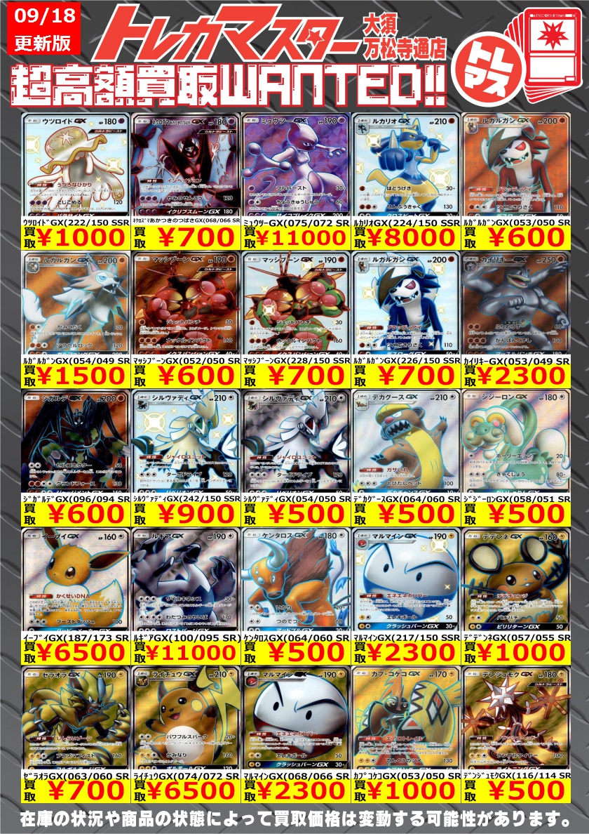 ピカチュウ&ゼクロム レシラム&リザードン ミュウツー&ミュウ PSA10 連