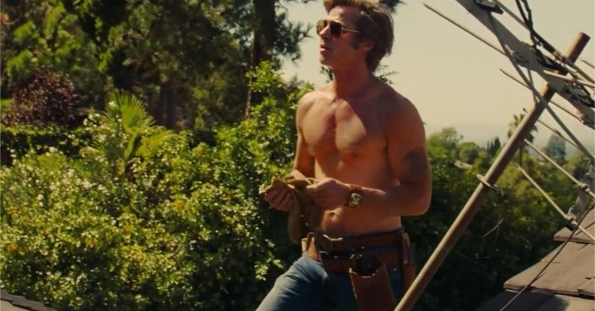 Tombée sur une photo de #Redford hier, qui m'en a rappelée une autre assez iconique. La filiation #BradPitt par #Tarantino !
