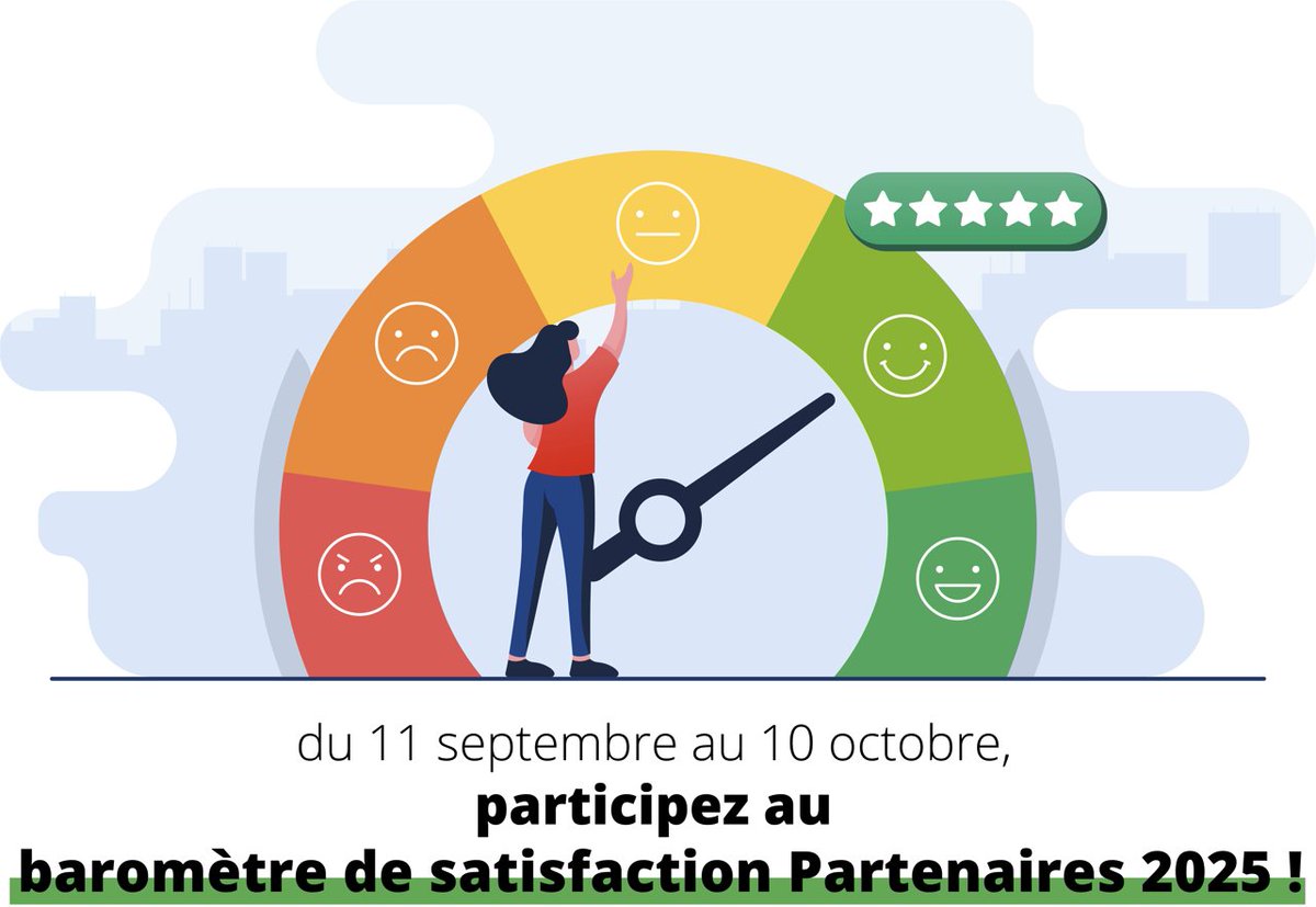 #Partenaire de la #Caf83 ? 

Dans le cadre de notre démarche Caf&amp;Co qui vise à co-construire avec nos partenaires les services aux publics, nous menons chaque année un baromètre de satisfaction. Cette enquête est ouverte jusqu'au 11/10.

👉🏼urlr.me/NbvfW6