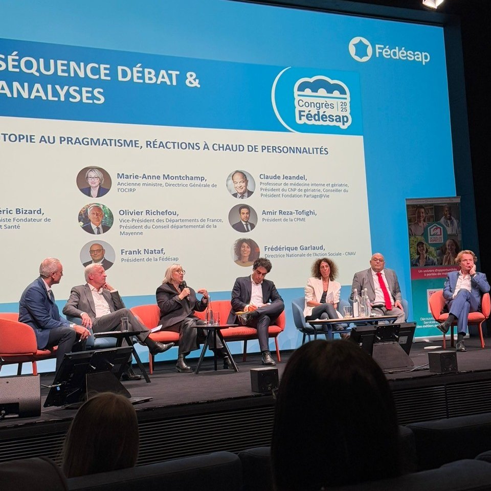 #CongrèsFédésap2025 #ServicesALaPersonne #EngagésPourlAutonomie
🚀Porter haut la voix des métiers du domicile, avec des propositions fortes et des débats concrets : Le Congrès <a href="/fedesapcom/">Fédésap</a> 2025 s’ouvre aujourd’hui à la <a href="/StationF/">Station F</a>.

<a href="/mamontchamp/">Marie-Anne Montchamp</a>, Directrice générale de l'#OCIRP
