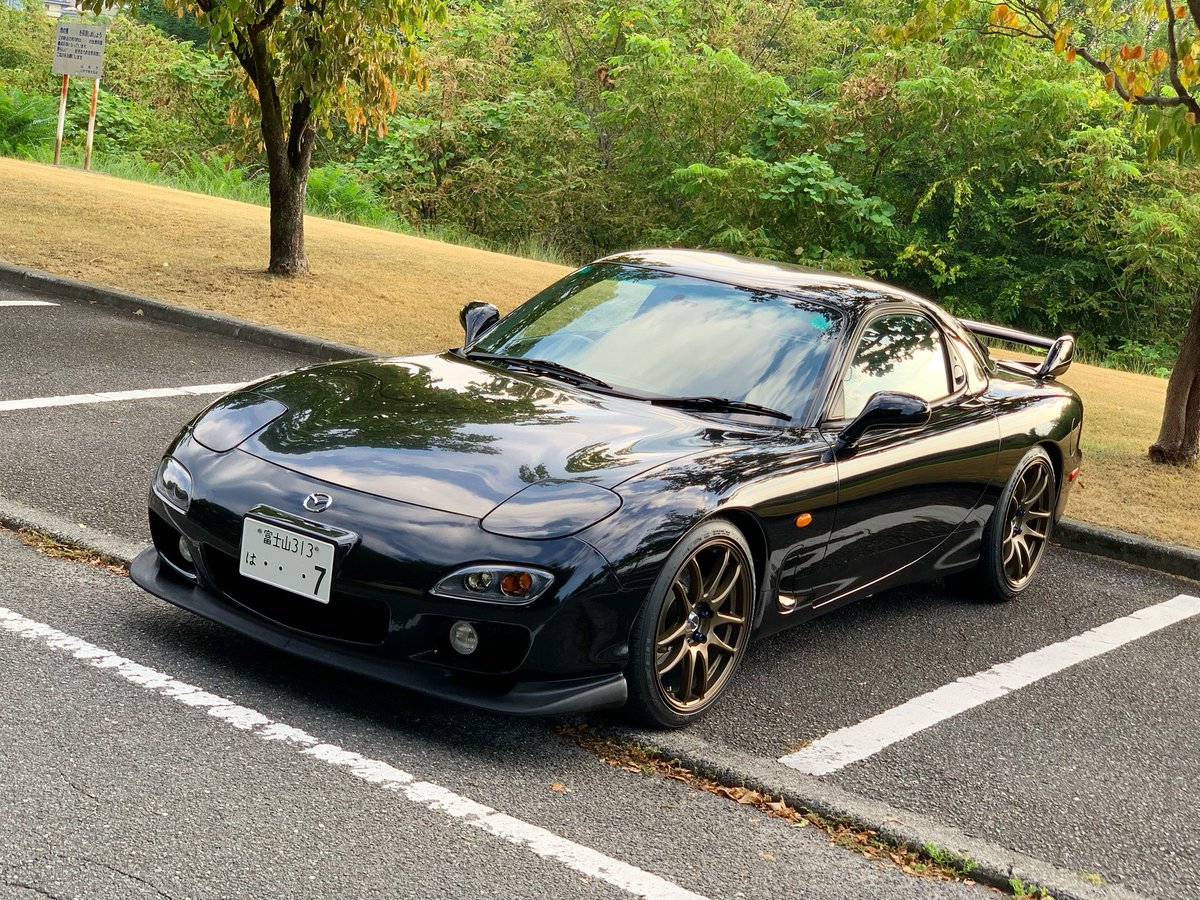 黒ボディのよさ✨ #RX7 #FD3S #withmazda