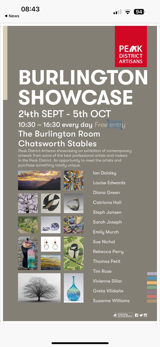 staithesartist's tweet image. Looking forward to being back @Chatsworth next week with ⁦@PDArtisans⁩ I will be taking these two with me and a few others. #HiggerTor #Derbyshire