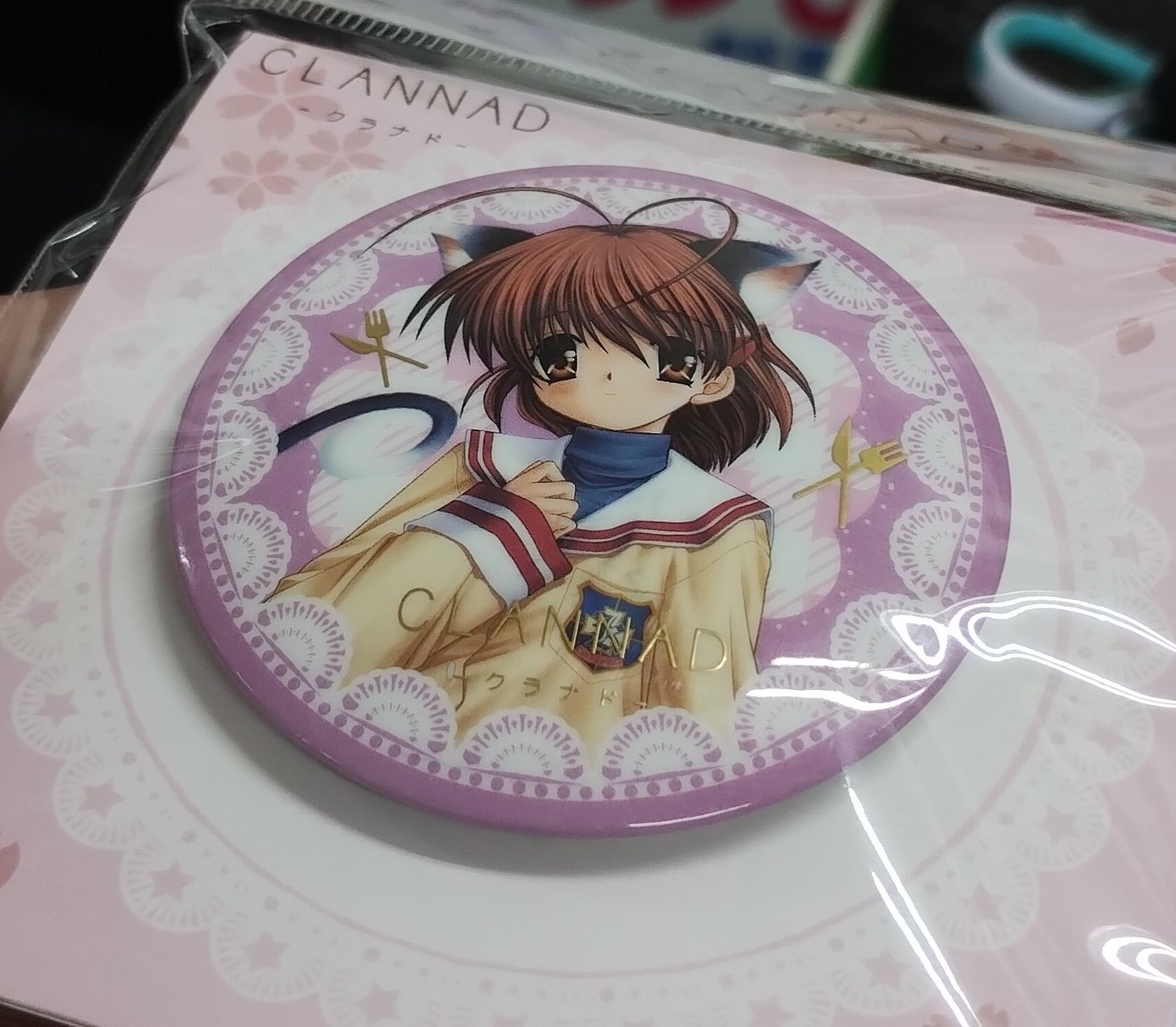 CLANNAD コラボカフェ 缶バッジ　中国 限定　メタルピンバッチ付 CLANNAD コラボカフェ 缶バッジ 中国 限定 メタルピンバッチ付