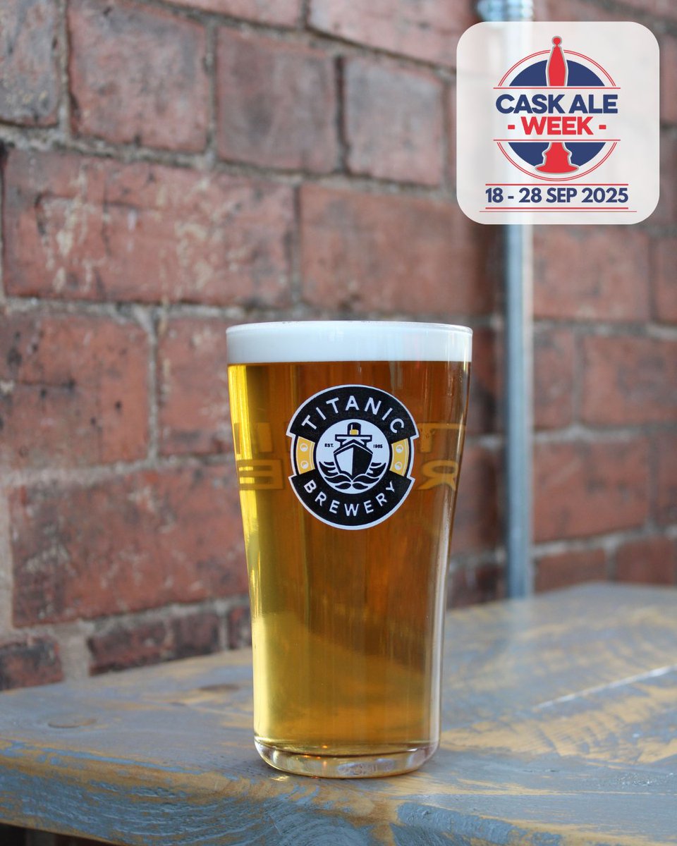 TitanicBrewers's tweet image. Today marks the start of @caskaleweek 

We are proud to have been brewing cask beer for 40 years!

What is your favourite Titanic cask beer?

#CaskAleWeek #realale #brewery