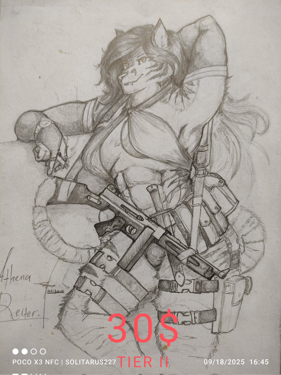 SolitarusH's tweet photo. EMERGENCY COMMS!
(Prices cut down, Traditional only + scanned result!)

*My drawing pen died

Extra characters would only be charged +10$, complexity, scan, gear  free of charge (due to me needing a pen replacement soon)

Slot:3 https://t.co/a6JWuTo7sX