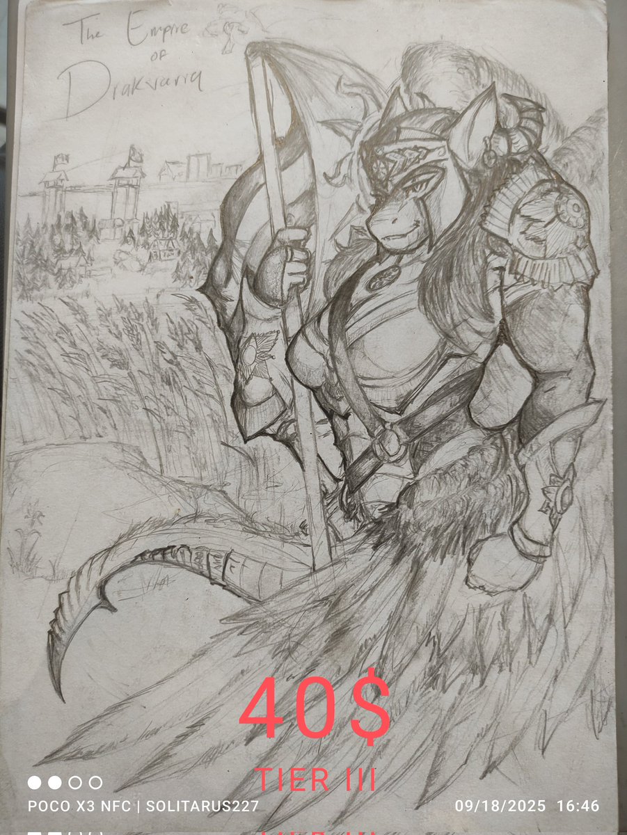 EMERGENCY COMMS!
(Prices cut down, Traditional only + scanned result!)

*My drawing pen died

Extra characters would only be charged +10$, complexity, scan, gear  free of charge (due to me needing a pen replacement soon)

Slot:3