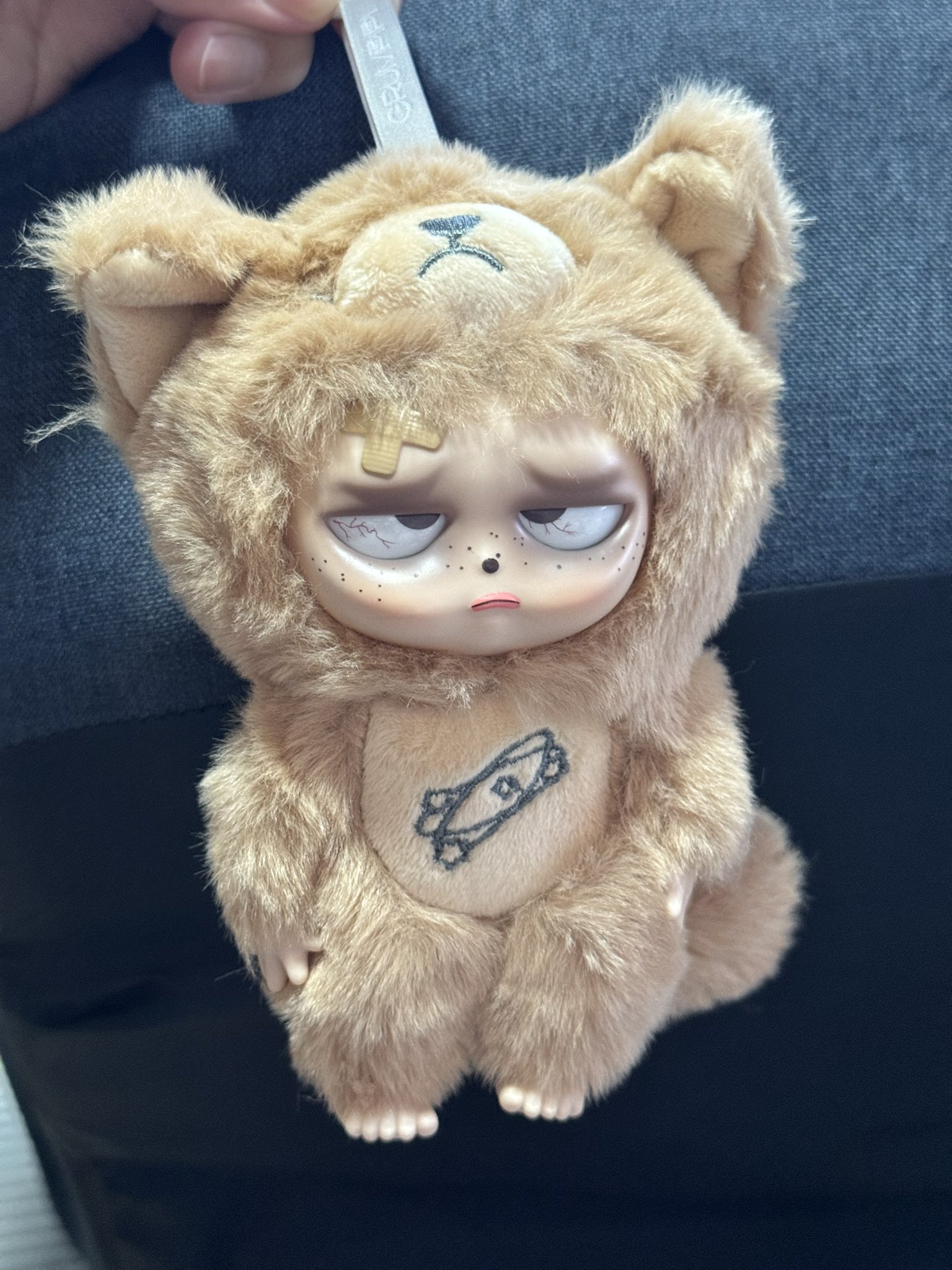正規品♡グランピピ　グレー ピンク Sleepless Grumpipi Amazon.co.jp: グランピピ sleepless grumpipi ぬいぐるみ