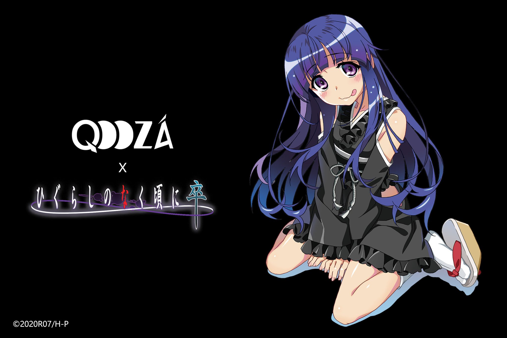 クマ耳付き黒ファーフードジャケット QOOZA クーザ KRY レフレム クマ耳付き黒ファーフードジャケット QOOZA クーザ KRY レフレム
