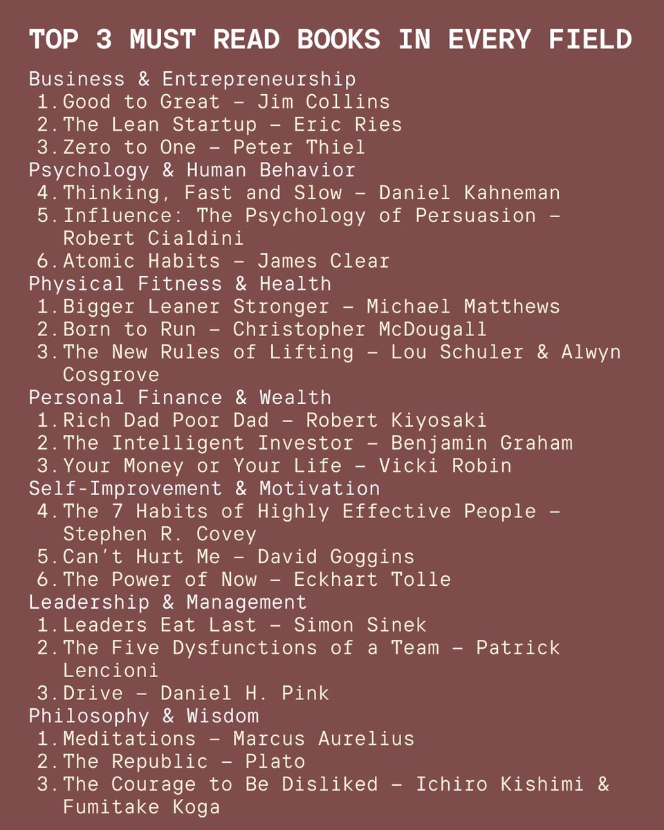 must read books