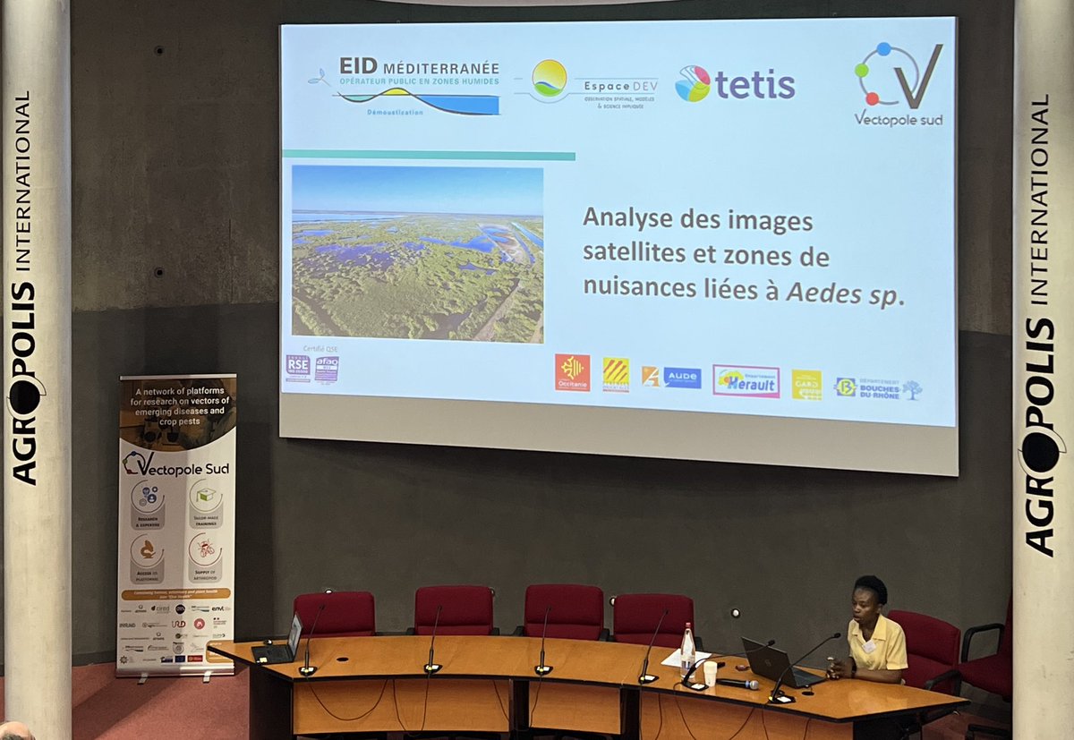 🦟 Présentation scientifique | #VectopoleSud #IA 
Notre direction technique propose : l’ « Analyse des images satellites et zones de nuisances liées à Aedes sp. »
#moustique #science