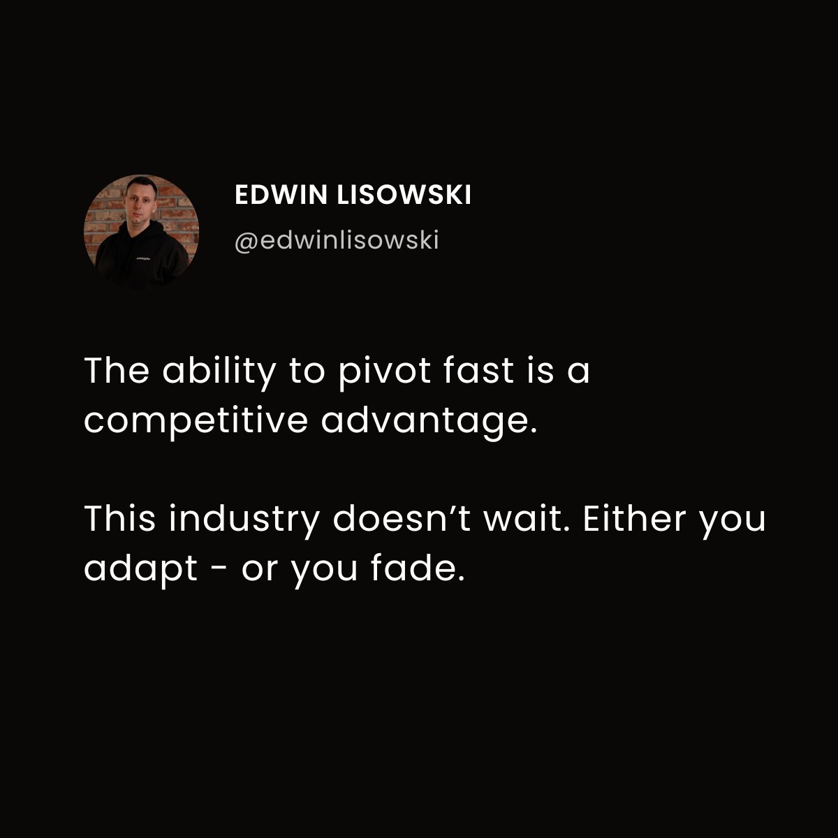 Edwin Lisowski tweet media
