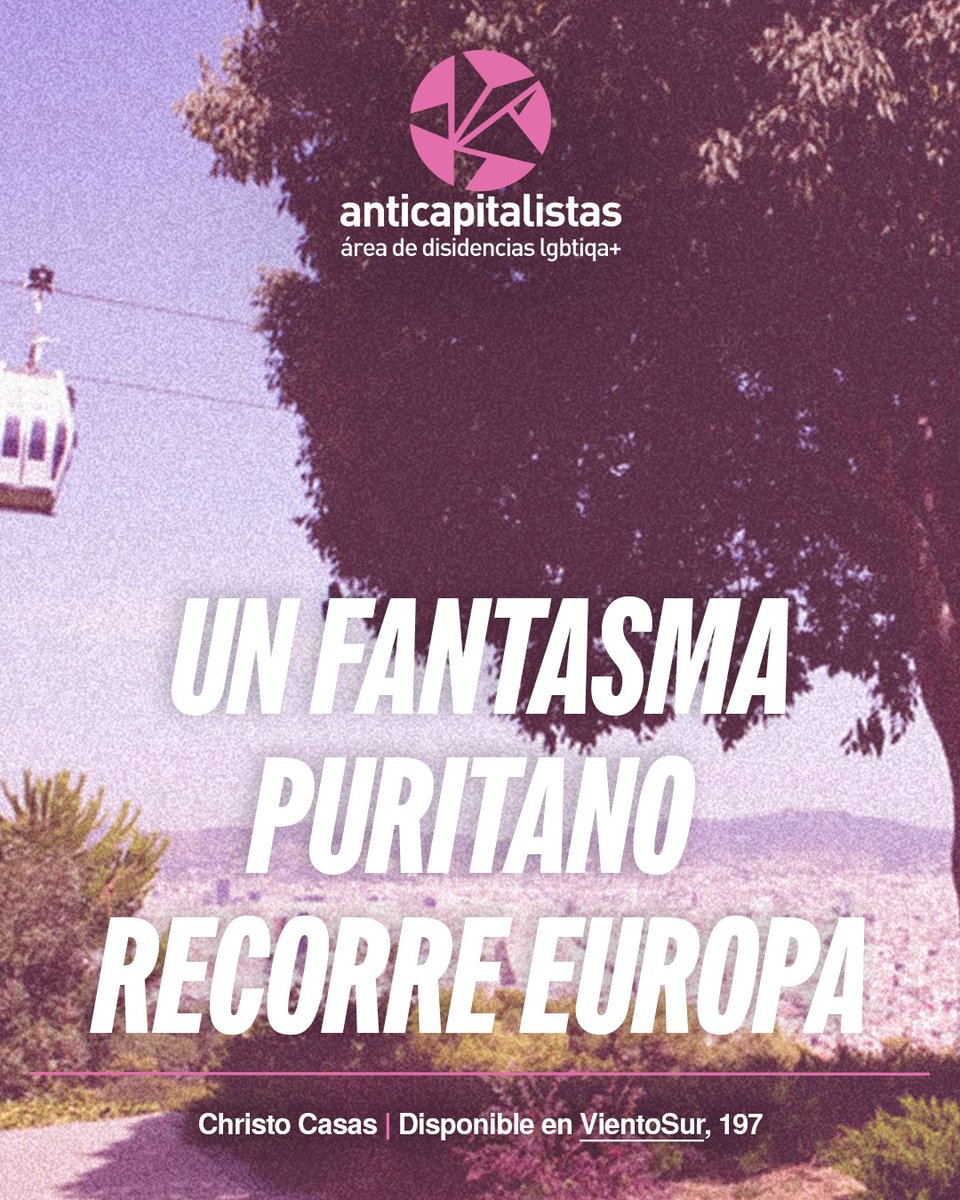 🗞🔥 ¡«Un fantasma puritano recorre Europa» de <a href="/christocasas/">Christo Casas 🍉</a> ya está disponible en la página web de <a href="/FVientosur/">Viento Sur @fvientosur.bsky.social</a>! 🔥🗞

En su artículo, Christo Casas traza un mapa del giro reaccionario en el interior del colectivo LGBTIQA+ ➡️ vientosur.info/un-fantasma-pu…