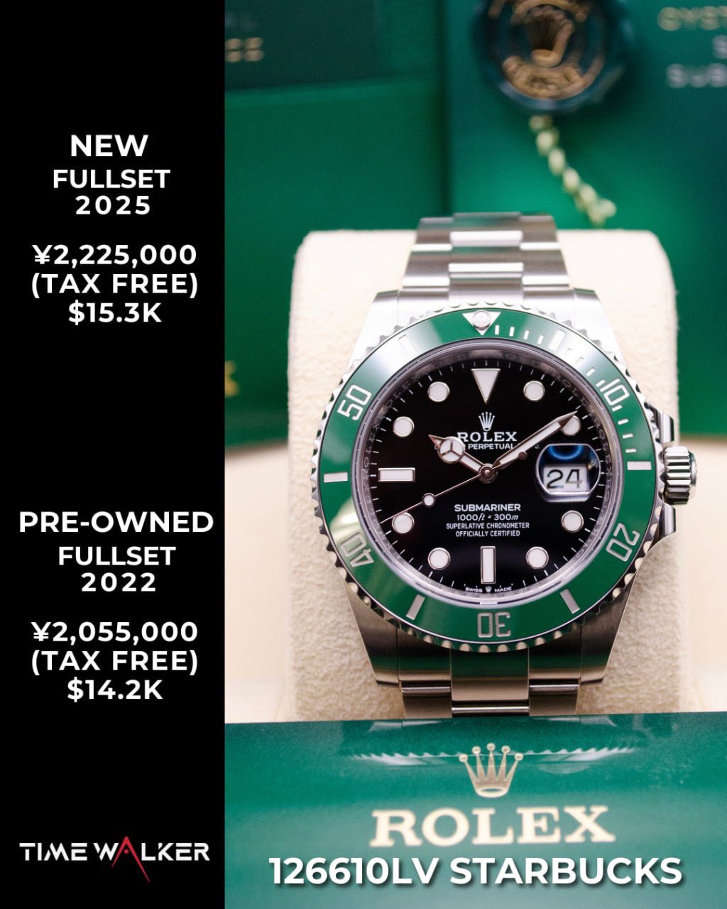 ロレックス／サブマリーナ／スターバックス／壁掛け時計 ROLEX 壁掛け