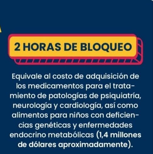 El bloqueo de EEUU contra Cuba no es abstracto, tiene consecuencias reales. ¡2 HORAS de bloqueo cuestan medicamentos vitales para niños! ¿Cuántas vidas más se sacrificarán por la avaricia imperialista?
#TumbaElBloqueo