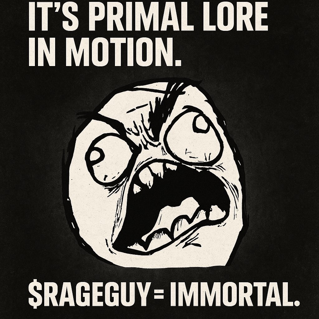 $Rageguy has a legit community with a solid backing &amp; clean Pump launch.

$Rage was built off the scam Pork cabal, being pushed &amp; supported by well known scammers.

Pretty simple.

GvV7sFu6FHJsSVXfpG7xqFnWar3c7YkcC74rqe7Bpump