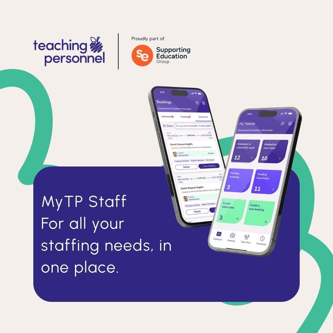 📱 Need cover fast? The myTP Staff app puts the UK’s largest pool of educators at your fingertips.

✅ Book &amp; rebook staff in seconds
✅ Leave feedback to refine matches
✅ Backed by our local branch teams

Discover staffing made simple 👉 eu1.hubs.ly/H0mWsc80