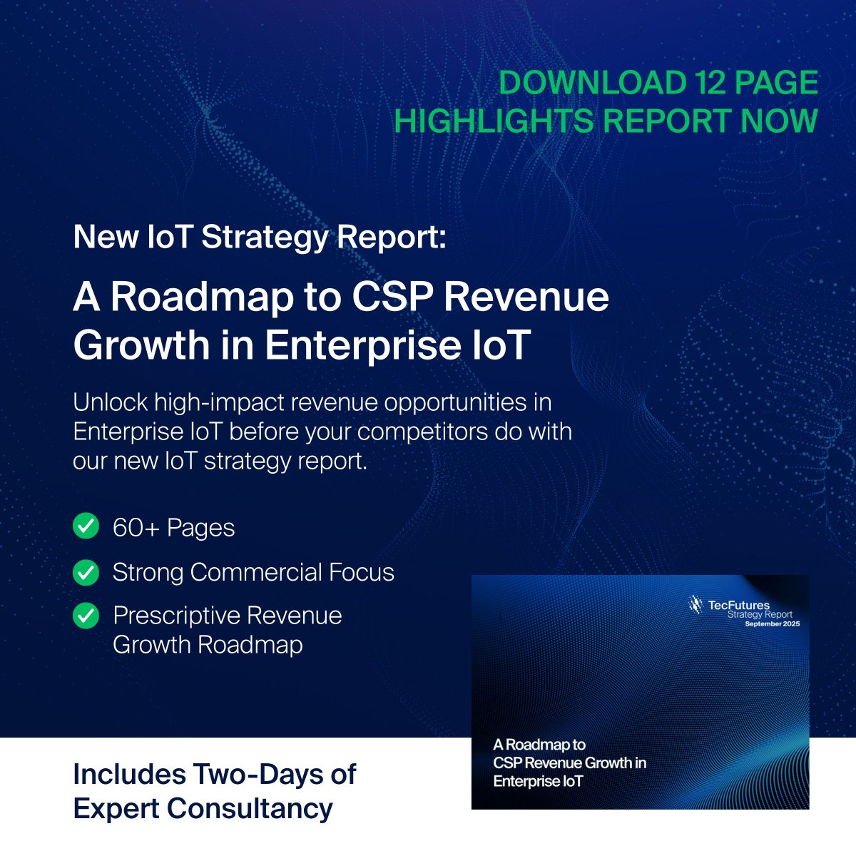 techledworld's tweet image. IoT CSPs: Go beyond connectivity. Discover new revenue paths in @TecFuturesToday  latest report: bit.ly/4meXi6X  #EnterpriseIoT #TelcoTransformation