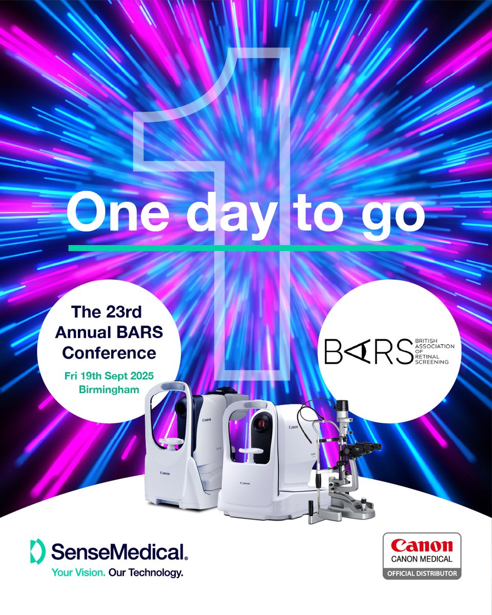 sensemedicaluk's tweet photo. We are looking forward to seeing everyone at this year's BARS conference.

Who will be joining us? 

#eyecareprofessionals #ophthalmologyequipment #ophthalmology #ophthalmicimaging https://t.co/A6Wk6DPWyb