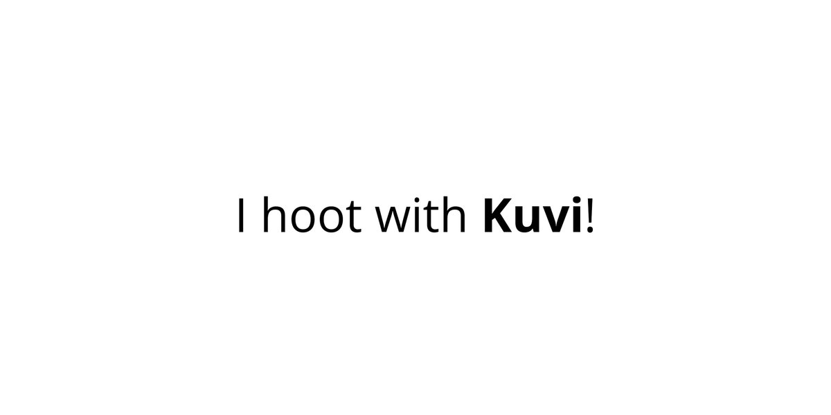 Owllympus Podium is now accessible at leaderboard.kuvi.ai

gKuvi Hootlings! we officially launched our community leaderboard - contributors now can earn points and climb the leaderboard to unlock fame and greater $KUVI rewards 

read the thread 🧵