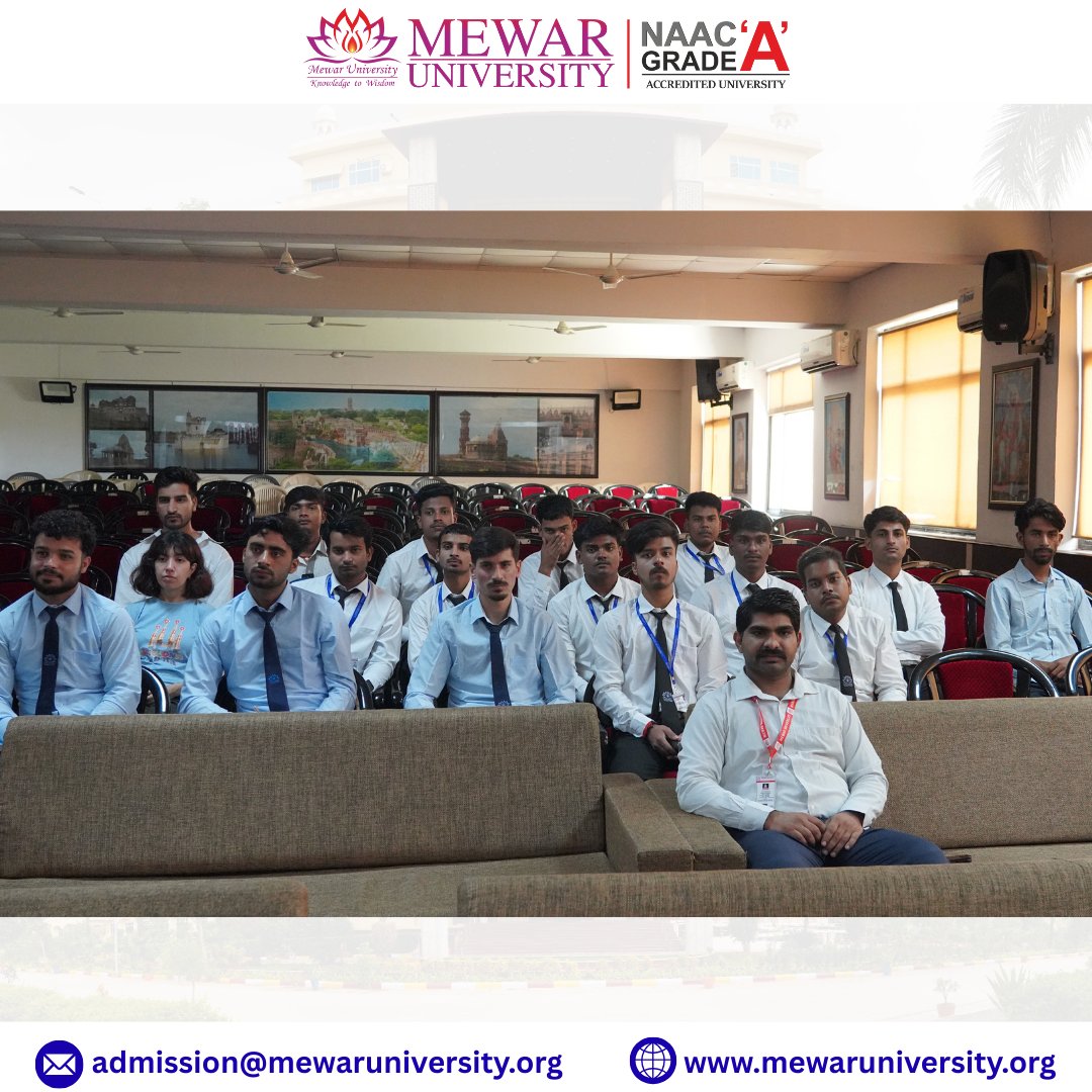 universitymewar's tweet image. ✨👨‍🍳 When Culinary Art Meets Academic Wisdom! 👨‍🍳✨

We were honored to host Prof. (Dr.) Manoj Kumar Dash for an insightful Guest Lecture on “Cooking Methods In The Hotel Industry” on 17th September 2025. 🍴🔥

#GuestLecture #HospitalityEducation #CookingMethods #HotelManagement