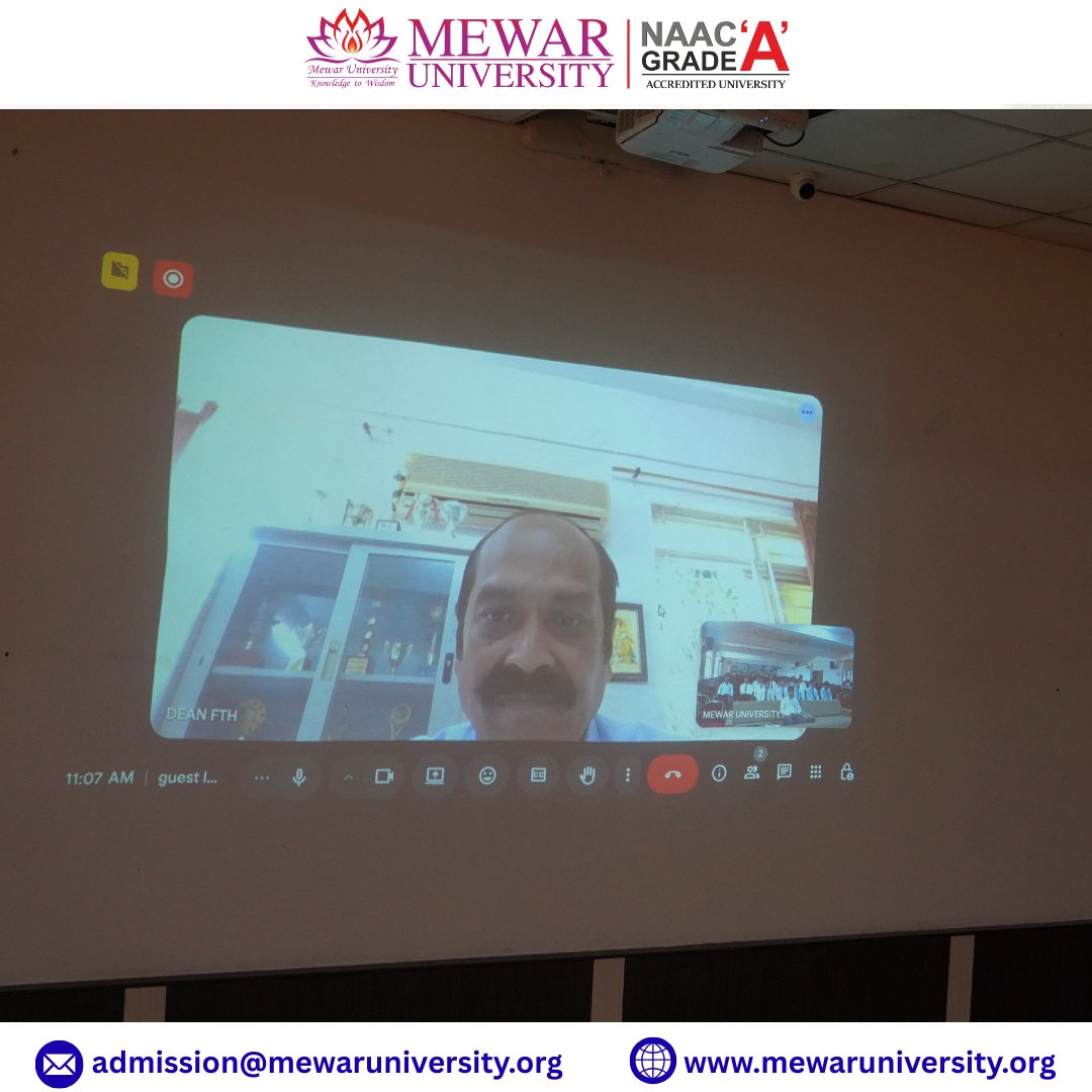 universitymewar's tweet image. ✨👨‍🍳 When Culinary Art Meets Academic Wisdom! 👨‍🍳✨

We were honored to host Prof. (Dr.) Manoj Kumar Dash for an insightful Guest Lecture on “Cooking Methods In The Hotel Industry” on 17th September 2025. 🍴🔥

#GuestLecture #HospitalityEducation #CookingMethods #HotelManagement