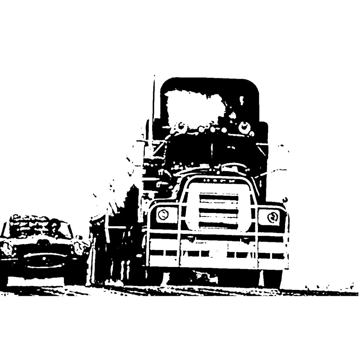 1970年代の
トラック映画
主役
憧れ
#トラック野郎
#コンボイ
#挿絵イラスト