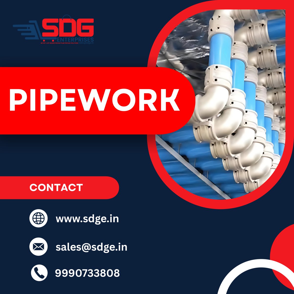 SDGENTERPRISES1's tweet image. Maximize Your Compressed Air Efficiency! 🚀 Upgrade to an Aluminum Piping System!

Contact us for more information!
SDG ENTERPRISES
Mail: sales@sdge.in | Call: +91 99907 33808 | Web: sdge.in
WhatsApp: wa.me/919990733808
#SDGEnterprises #Pneumatics #Hydraulics