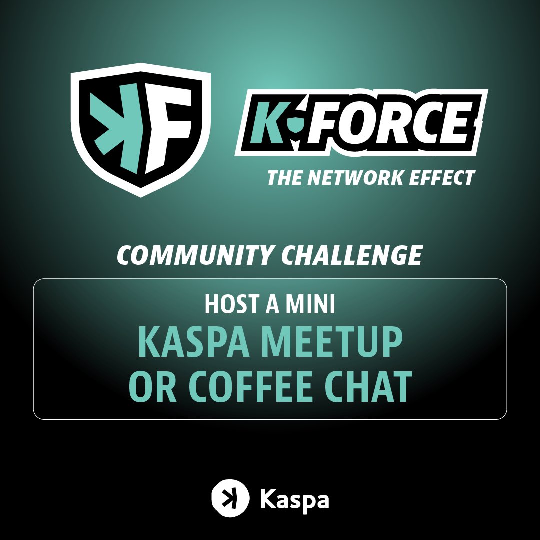 Kaspa_Commons's tweet image. We’re enjoying the Kaspa roadshow with @KaspaQueeen ! 

The #KForce is strong in this one. 

A great challenge to host your own meet ups and gather the Kaspa community in your area.