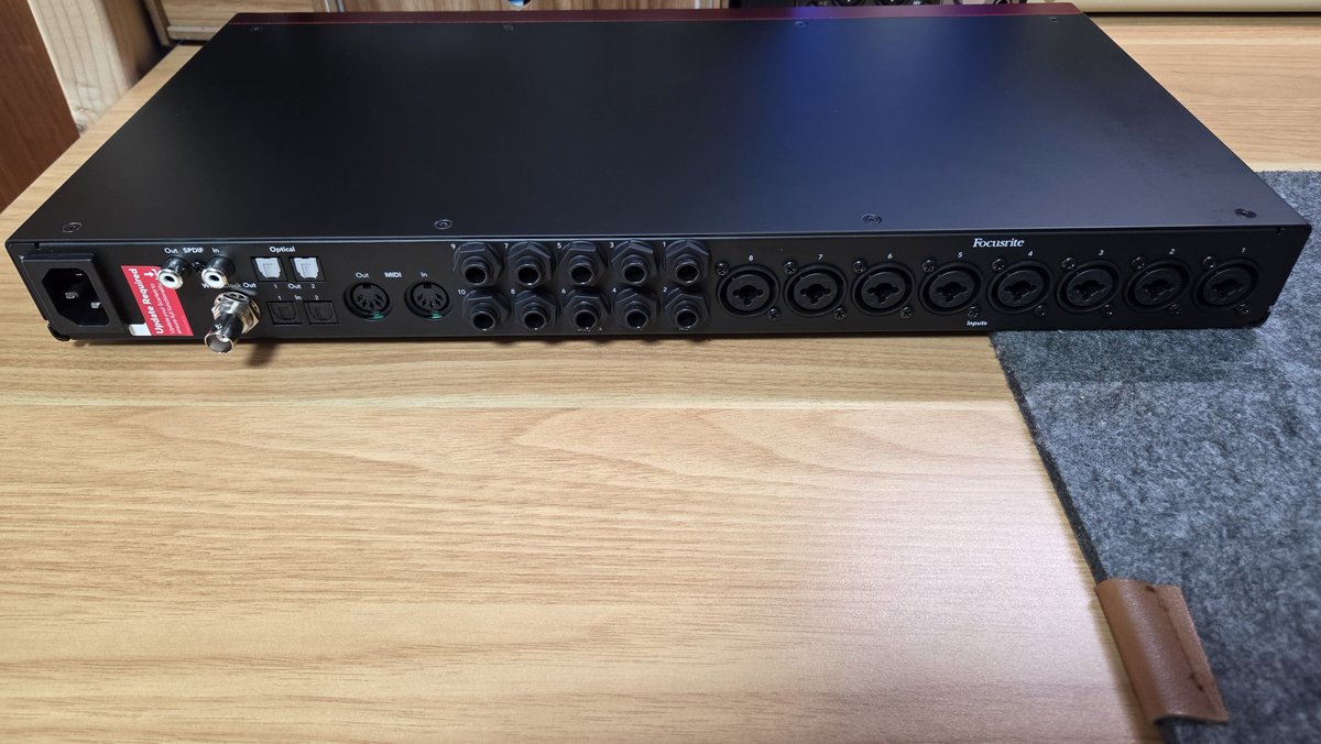 Masanrodeo0208's tweet image. 素晴らしいオーディオインターフェースをMyNewGearした🤘🔥
#forcusrite #scarlet18i20Gen4 #AudioInterface