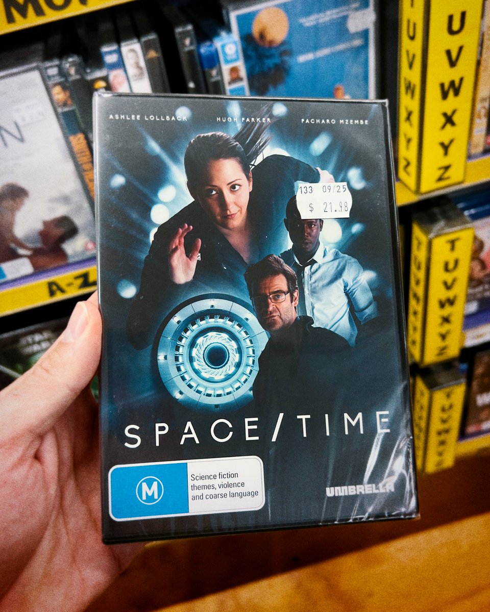 <a href="/spacetimemovie/">Space/Time</a> has landed on DVD! 🚀 Now in stores + online.
Keep tagging us with your sightings – we love seeing them!
📺 Watch on Apple, Amazon, Google, YouTube, Foxtel, Fetch &amp; Sky
💿 DVD + streaming: spacetimemovie.com
#spacetimemovie #scifi #thriller #timetravel #dvd