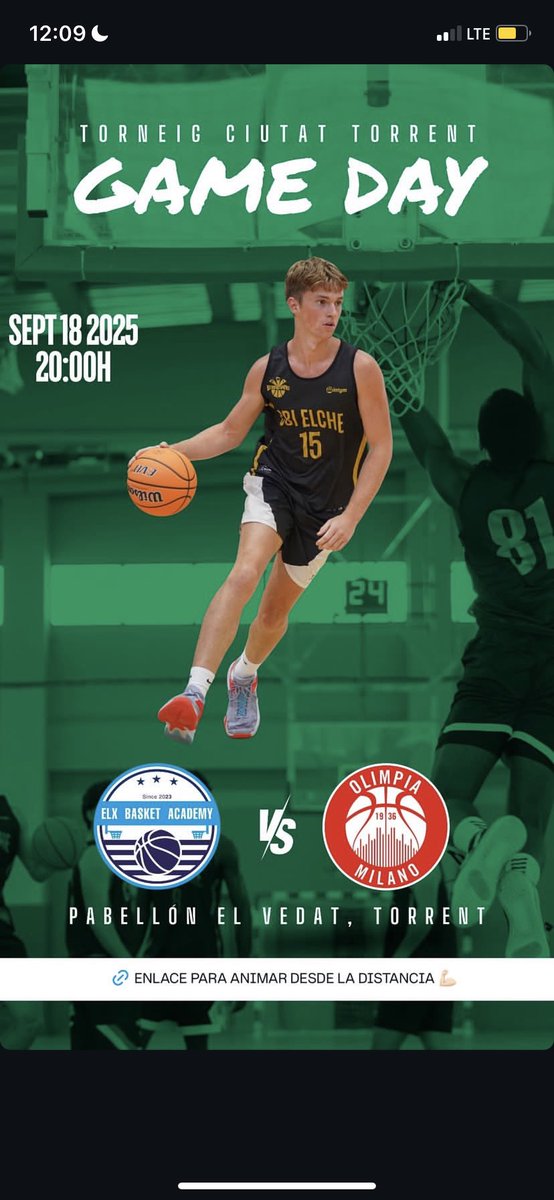 Hoy empezamos el torneo U22 de Torrent contra algunas de los mejores canteras del baloncesto europeo