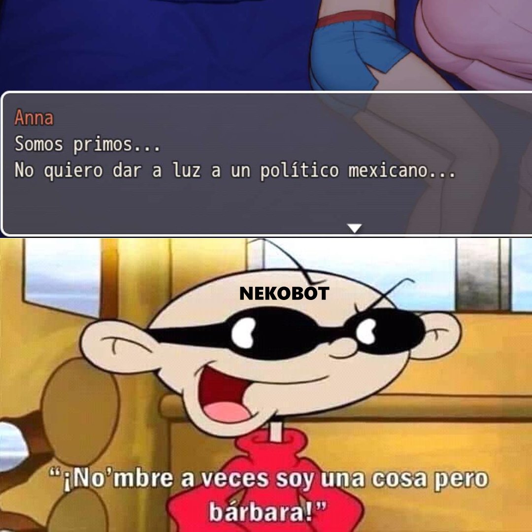NekoBot0003's tweet photo. A veces me gusta inventarme chistes a la hora de traducir para no aburrirme. https://t.co/4q7HETCit4
