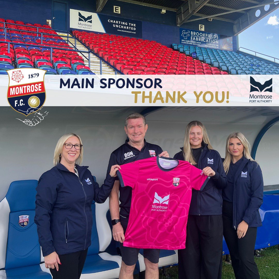 𝗜𝗻 𝗣𝗮𝗿𝘁𝗻𝗲𝗿𝘀𝗵𝗶𝗽 𝗪𝗶𝘁𝗵: 𝗠𝗼𝗻𝘁𝗿𝗼𝘀𝗲 𝗣𝗼𝗿𝘁 𝗔𝘂𝘁𝗵𝗼𝗿𝗶𝘁𝘆

We’re proud to shine the spotlight on one of our incredible main sponsors –Montrose Port Authority (MPA).

Full article: montrosefc.co.uk/2025/09/18/in-…