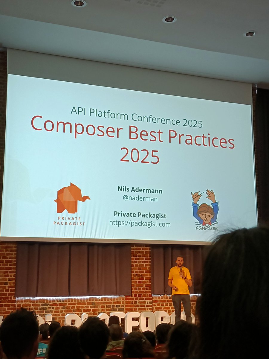 laravel_france's tweet image. Vous l&apos;utilisez probablement tous les jours mais connaissez-vous ses bonnes pratiques ?

@naderman, co-fondateur de @packagist, nous propose un état des lieux des fonctionnalités de #composer pour l&apos;utiliser en toute sécurité à #APIPlatform !