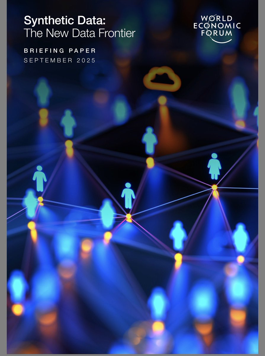 nafisalam's tweet image. #SyntheticData: The New #Data Frontier-@wef

#Bigdata #ArtificialIntelligence #Dataanalytics #GenerativeAI #GenAI #Fintech #Finserv #Regulation #Regtech #AIEthics #decisionmaking #governance #ethics  

@Damien_CABADI @bamitav @mikeflache @Nicochan33

reports.weforum.org/docs/WEF_Synth…