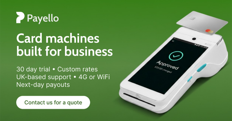 Payello's tweet photo. Card machines which are portable, reliable, and built for busy days with long battery life and 4G connectivity.