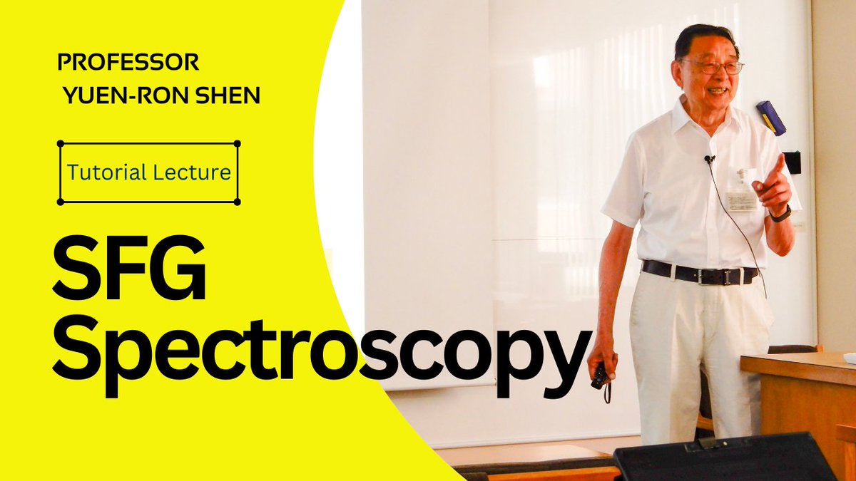 SugimotoGroup's tweet image. The archived video of Prof. Yuen-Ron Shen’s lecture on nonlinear spectroscopy, held at IMS on August 4, is now available.
If you are interested in the nonlinear spectroscopy, please apply through the page below:
▼ sugimoto.ims.ac.jp/news/
(Limited release) 
#NonlinearSpectroscopy