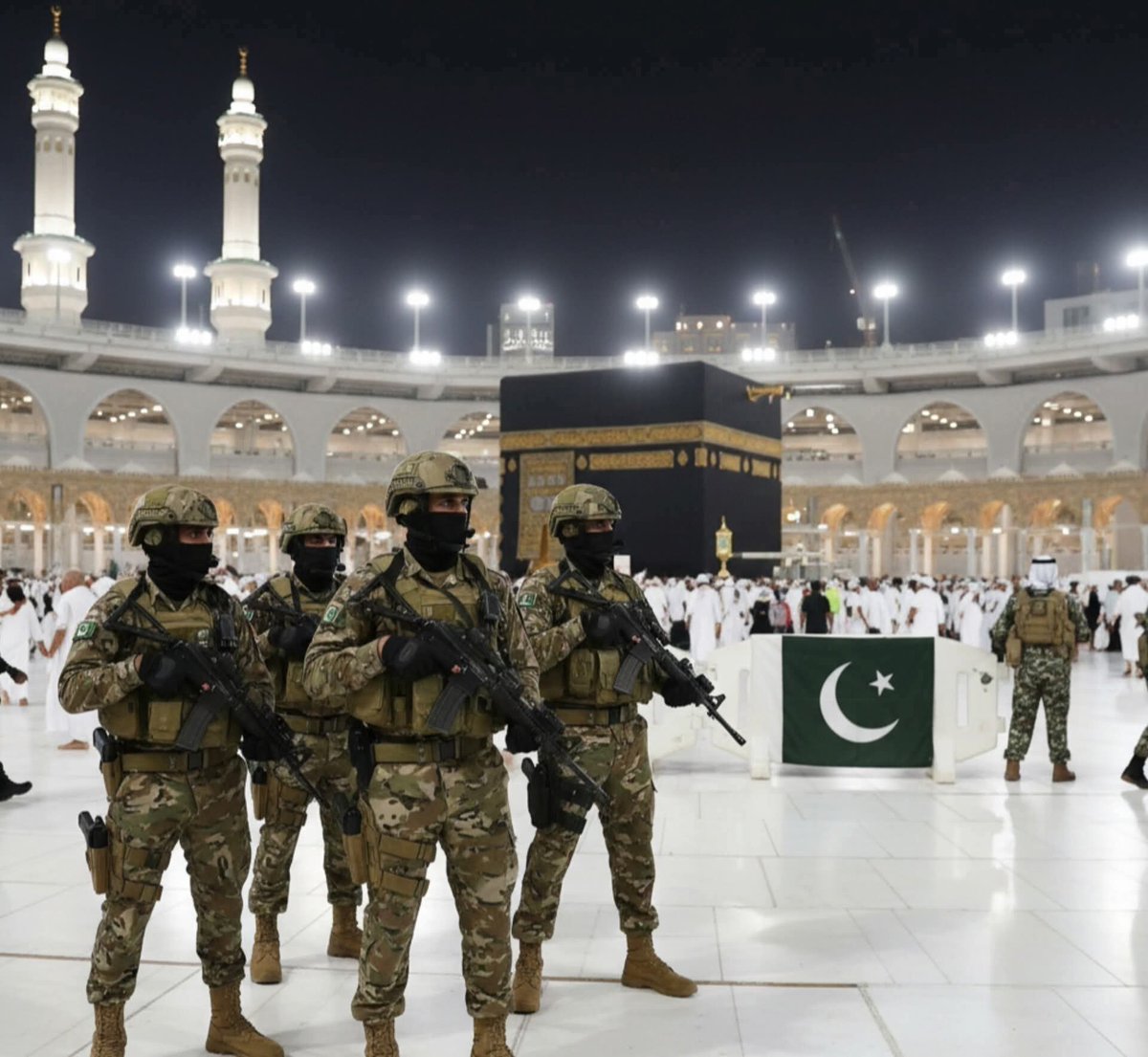 الحمـــداللہ ۔۔۔
مکہ مکرمہ کی سیکیورٹی پاکستان کے ذمے ہوگئی ۔۔۔۔
ایس ایس جی گروپ کے اہلکار ان ایکشن
کیا کمال کا نظارہ ہے
❤️✌️💪جیتے رہو میرے شیروں
#پاکستان #سعودی_عربیہ
 #relationship