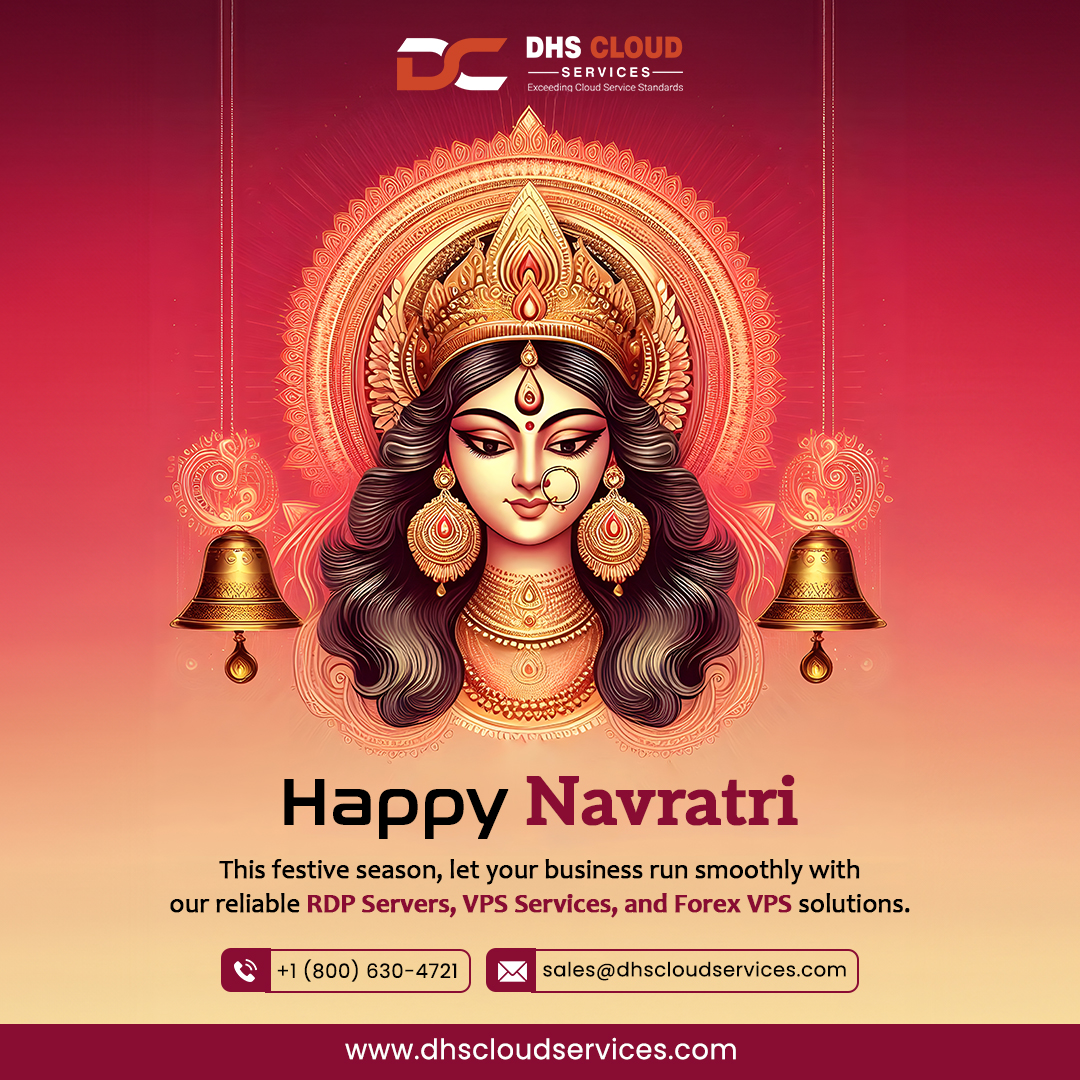 UpcloudDhs's tweet image. Happy Navratri! 🌸
This festive season, celebrate growth and success by making your business run seamlessly with our Reliable RDP Servers, VPS Services, and Forex VPS solutions. 🚀
Because smooth performance is the real victory! 🏹

#dhscloudservices #happynavratri #navratri2025