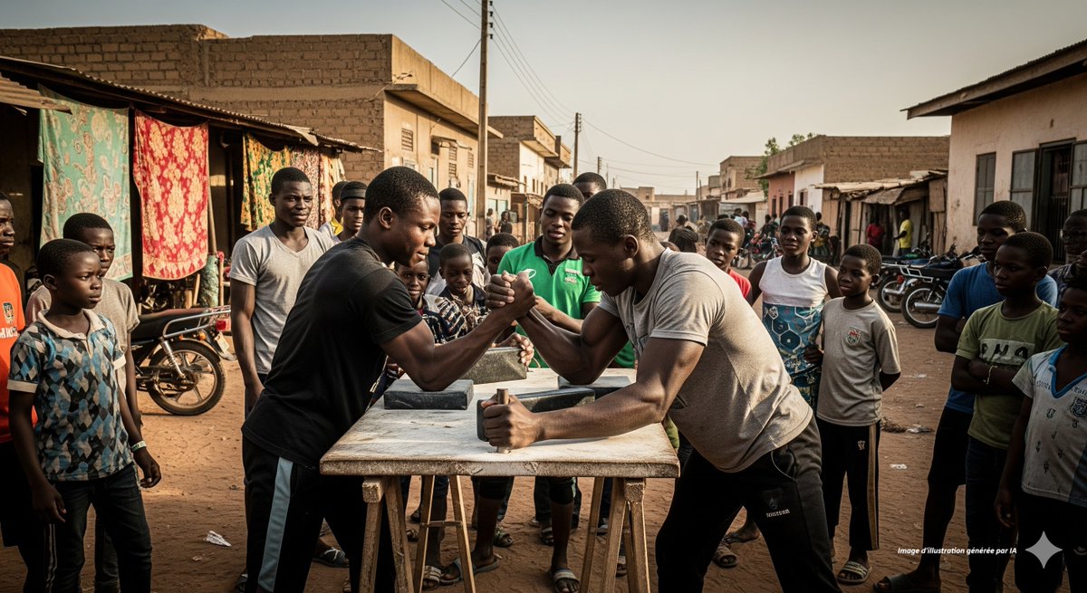maliactu's tweet photo. Au Mali, le bras de fer séduit la jeunesse et révèle un vivier de talents.
Mais sans structuration ni soutien, le rêve d’un rayonnement mondial reste fragile.
#Mali #Sport #BrasDeFer #Jeunesse https://t.co/vY4My2yQ7H
